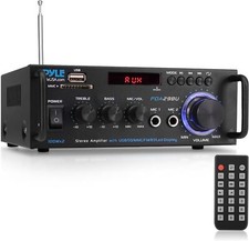 Amplificador estéreo Bluetooth sem fio Pyle 200W - Receptor de áudio de 2 canais comprar usado  Enviando para Brazil