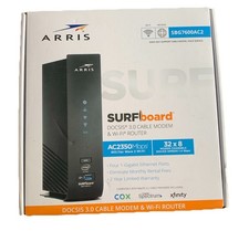 Combo de módem por cable y router WiFi ARRIS SURFboard SBG7600AC2 DOCSIS 3.0 segunda mano Combo de módem por cable y router WiFi ARRIS SURFboard SBG7600AC2 DOCSIS 3.0 segunda mano  Embacar hacia Mexico