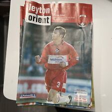 Leyton orient football for sale  LONDON