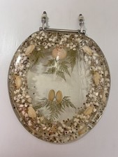 Assento sanitário vintage acrílico Lucite conchas náuticas praia 17 polegadas comprar usado Assento sanitário vintage acrílico Lucite conchas náuticas praia 17 polegadas comprar usado  Enviando para Brazil