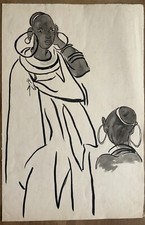 Peinture africanisme henriette d'occasion  Malaunay