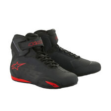 SCARPE ALPINESTARS SEKTOR MOTO STRADA 2023 NERE ROSSE PROTEZIONE CAVIGLIA PUNTA na sprzedaż  Wysyłka do Poland