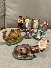 Vintage nativity figurines for sale  Willowbrook
