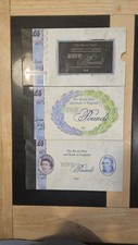 Juego de billetes y monedas de cinco libras Royal Mint y Banco de Inglaterra. segunda mano  Embacar hacia Mexico