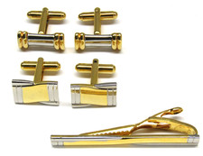 Gold silver cufflinks for sale  Battle Creek