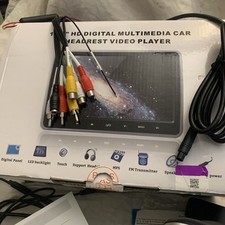 Reposacabezas 10" Ultra HD TFT Reproductor de DVD Coche SUV Multimedia Reposacabezas Monitor con HDMI segunda mano  Embacar hacia Mexico