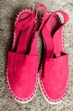 Red espadrilles closed for sale  DERBY