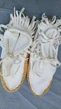 Handmade moccasins white for sale  San Jose