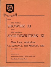 Altrincham showbiz northern for sale  LONDON