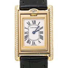 Cartier Tank Basculante 2480 Fábrica Diamante Ouro 18K Feminino 22mm Caixa e Papéis, usado comprar usado Cartier Tank Basculante 2480 Fábrica Diamante Ouro 18K Feminino 22mm Caixa e Papéis, usado comprar usado  Enviando para Brazil