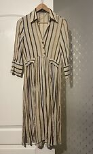 Zara striped midi for sale  MANCHESTER