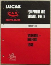 Lucas vauxhall bedford for sale Lucas vauxhall bedford for sale  LEICESTER