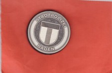 Stadtpolizei baden metallabzei gebraucht kaufen  Memmelsdorf