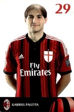 Cartolina gabriel paletta usato  Italia