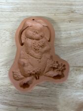 Molde de biscoito de prensa de algodão. Bunny Design. 6" de altura 5" de largura 1/2" de espessura.  comprar usado  Enviando para Brazil