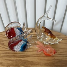 Glass fish red for sale  HASTINGS