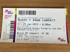 Queen adam lambert for sale  EXETER
