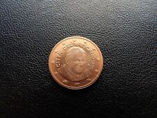 Moeda de 5 centavos de euro Vaticano 2012 UNC Sua Santidade o Papa Bento XVI comprar usado  Enviando para Brazil