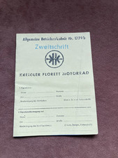 Betriebserlaubnis kreidler flo gebraucht kaufen  Kulmbach