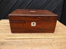 Antique wooden box for sale  ASHFORD