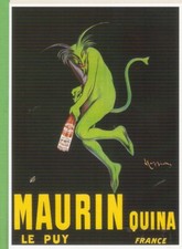 CAPPIELLO carte postale MAURIN QUINA  (alcool) - DESSIN : Diable débouche b.., usado comprar usado  Enviando para Brazil