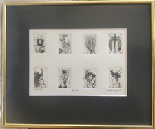 Xilogravura japonesa taga canela placa de cobre gravura Edogawa Ranpo Eros fetiche, usado comprar usado  Enviando para Brazil