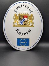 Blechschild freistaat bayern gebraucht kaufen  Ortenburg