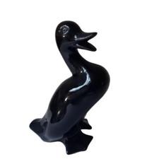 Black ceramic duck. d'occasion  Expédié en Belgium