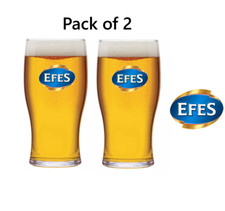Efes pint glass for sale  KETTERING