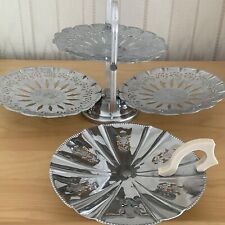 chrome cake stand for sale chrome cake stand for sale COULSDON