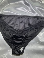 Silky black satin for sale  PRESTON