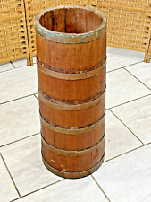 Antique wooden barrel for sale  BEDFORD