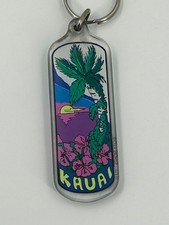 Chaveiro de acrílico vintage lembrança Kaui fob comprar usado  Enviando para Brazil