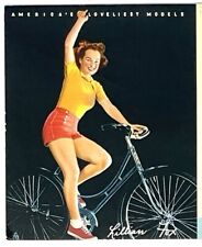 Blotter Pinup Vintage com Lillian Fox como Modelo e Anúncio "Óleo de Motor de Nicoleno" Bicicleta comprar usado  Enviando para Brazil