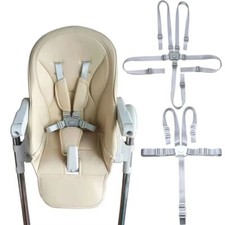 Adjustable 5 Point Harness Baby Safety Strap Belt High Chair Straps Fixed Belts for sale  UK