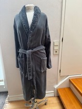 Fleece bademantel grau gebraucht kaufen  Husby