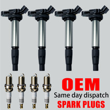 Bobina de ignição 4X OEM e 4X vela de ignição de irídio para Toyota Corolla Prius 1.8L UF596 comprar usado  Enviando para Brazil