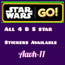 WSZYSTKIE 4-5 ⭐ Mono_poly_go NAKLEJKI (SUPERSZYBKA WYSYŁKA) (ALBUM STAR WARS) na sprzedaż  Wysyłka do Poland