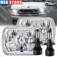 Par 5x7 "7x6" Faros LED para Ford E-150 E-250 Econoline Van Club Wagon comprar usado  Enviando para Brazil