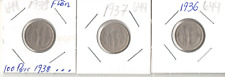 Brasil 3 moedas 100 Réis 1936/1937/1938 - Marquês de Tamandaré - EB644 comprar usado  Brasil 