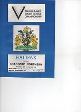 R.l programme halifax for sale  BRADFORD