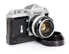Nippon Nikon F Eyelevel Chrom z obiektywem Nikkor-S 1,4/50mm nr 6462940 PRZECZYTAJ na sprzedaż  PL