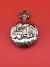 Vintage Milão Relógio de Bolso Quartzo Caminhoneiro Semi Trailer Design Nova Bateria  comprar usado  Enviando para Brazil