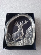 Glass deer stag for sale  RUGBY