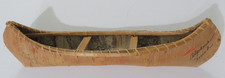 Vintage CANOA DE MADEIRA ESCULPIDA À MÃO Madeira de Bétula Alpena Michigan 12" comprar usado  Enviando para Brazil