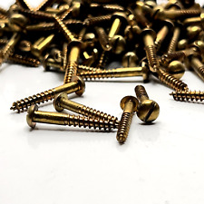 brass slotted screws for sale  BIRMINGHAM