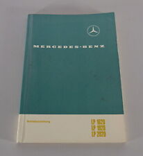 Betriebsanleitung Mercedes-Benz Schwerer Frontlenker LP 1620 1920 2020 - 09/1965 comprar usado  Enviando para Brazil