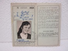 Ancien carnet identité d'occasion  Cambrai