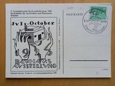 Postkarte zur bauhausausstellu gebraucht kaufen  Uelzen