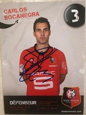Carte dédicacée carlos d'occasion  Rennes-